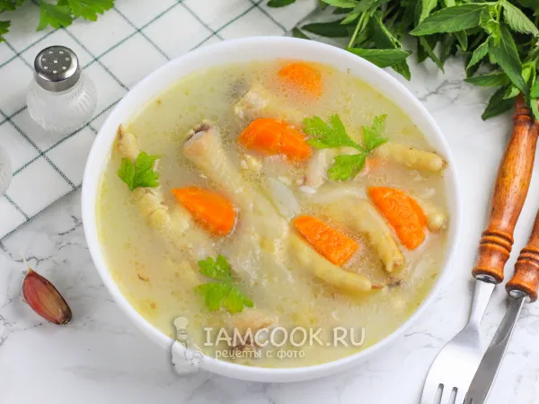 Фото блюда: Холодец из куриных лапок в мультиварке