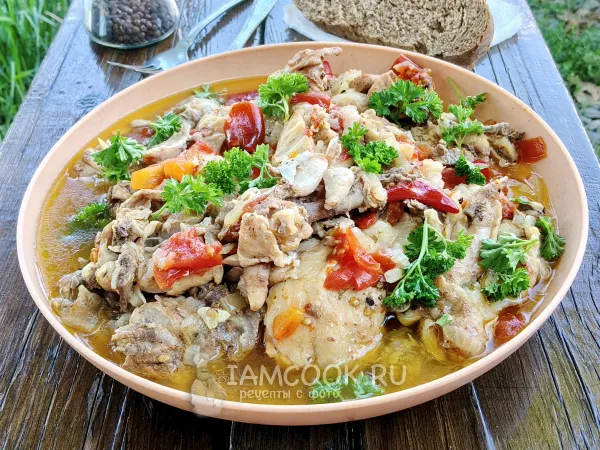 Фото блюда: Чахохбили в афганском казане