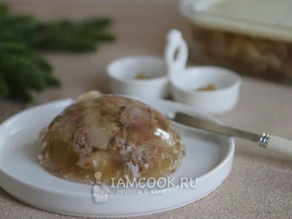 Фото блюда: Холодец из хвостов в мультиварке