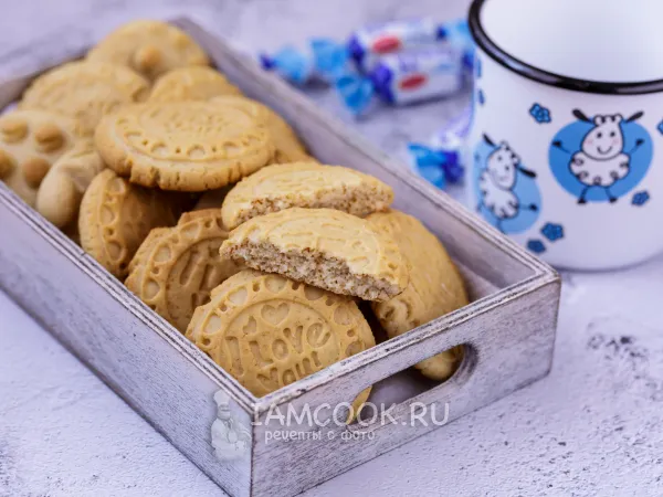 Фото готового блюда: Медовое печенье на растительном масле