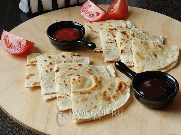 Фото блюда: Лепешки роти с сыром