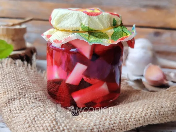 Фото блюда: Маринованная репа со свеклой