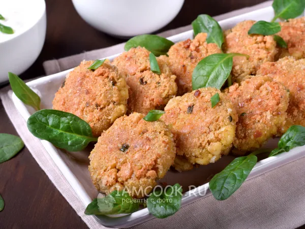 Фото готового блюда: Котлеты из тофу