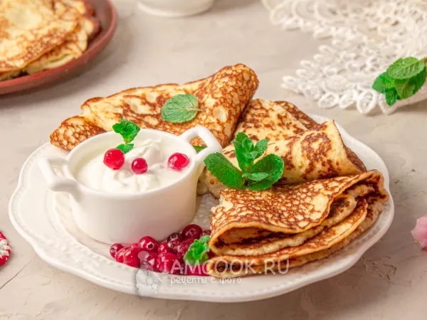 Фото блюда: Кето блины из кокосовой муки