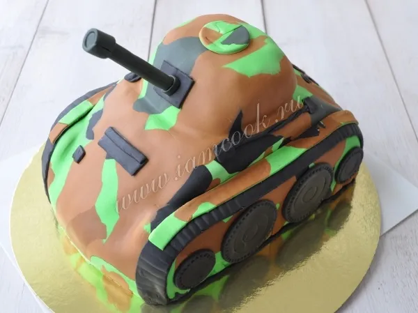 Фото блюда: Торт «ТАНК»