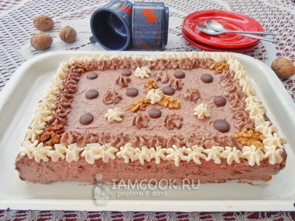 Фото блюда: Торт «Киевский» с грецкими орехами