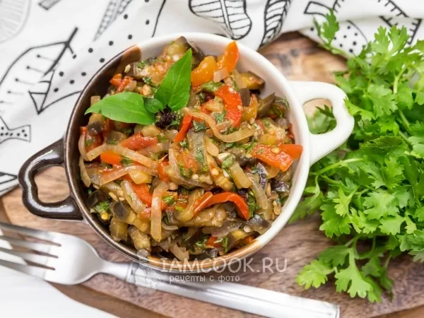 Фото готового блюда: Салат из овощей по-корейски