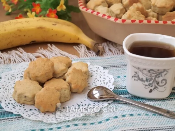 Фото готового блюда: Банановое печенье
