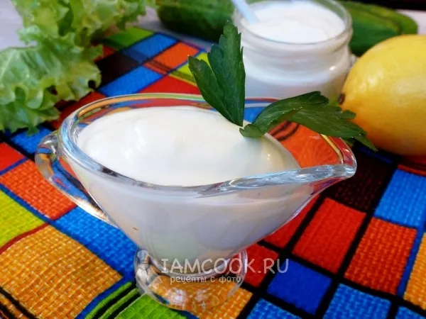 Фото готового блюда: Настоящий соус для шаурмы