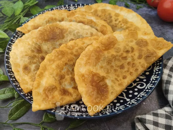 Фото готового блюда: Чебуреки с джусаем