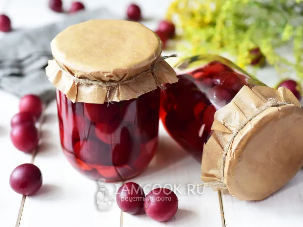 Фото блюда: Маринованная красная алыча на зиму