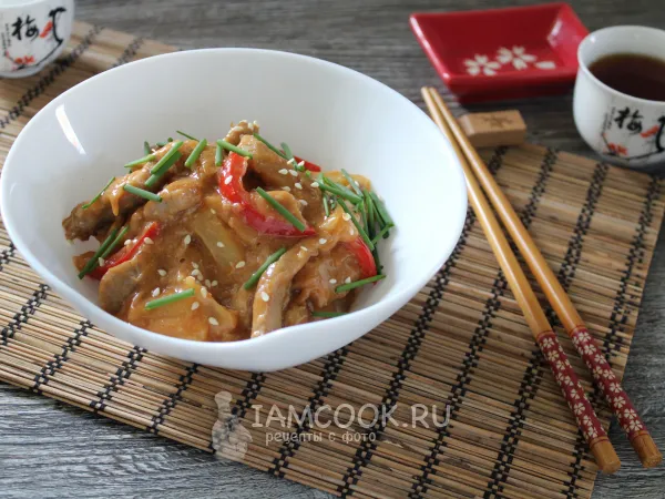 Фото готового блюда: Свинина «Гу Лао Жоу»