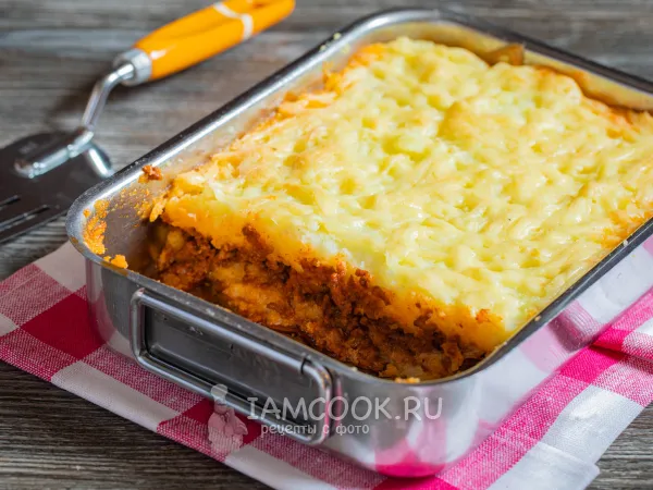 Фото блюда: Полента с фаршем