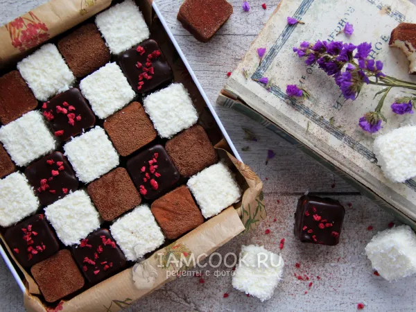 Фото блюда: Конфеты «Птичье молоко» на агар-агаре