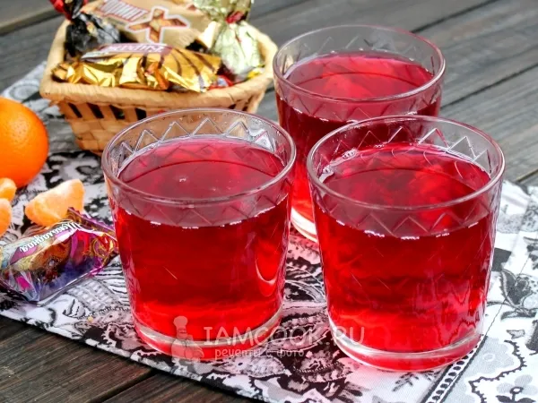 Фото блюда: Чай каркаде с имбирём