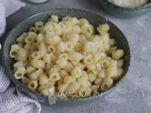 Фото блюда: Макароны с сыром для детей
