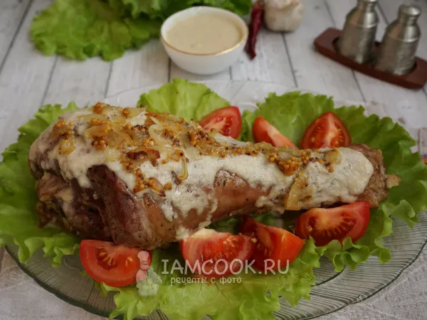 Фото готового блюда: Голень индейки в топленом молоке