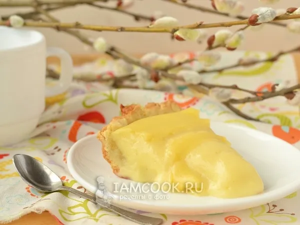 Фото готового блюда: Пирог с заварным кремом