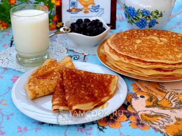 Фото блюда: Блины на ряженке