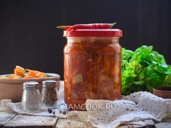 Фото блюда: Салат из кабачков «Пальчики оближешь» на зиму