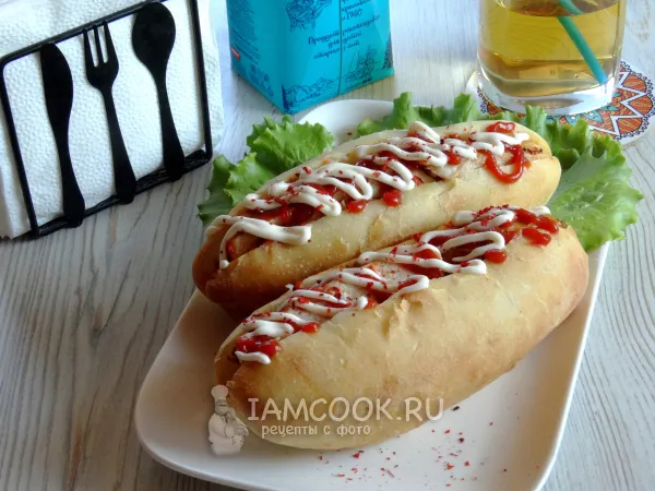 Фото блюда: Хот-дог с курицей