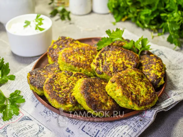 Фото блюда: ПП котлеты из брокколи