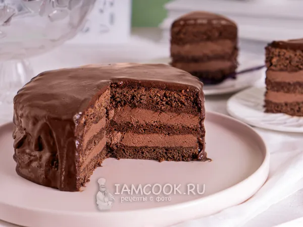 Фото блюда: Постный торт «Пражский»