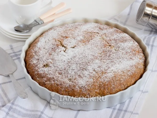 Фото блюда: Банановый пирог с маком (без яиц)