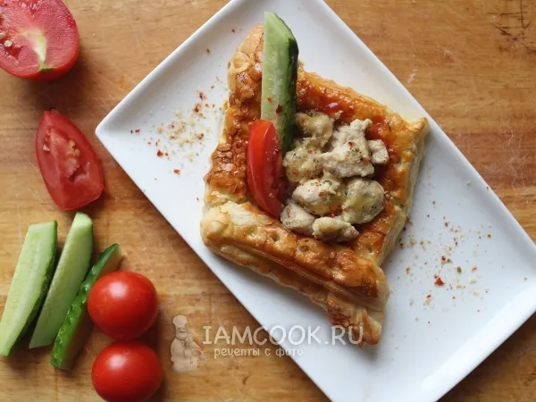 Фото блюда: Слойки с мясом «Dog bowl»