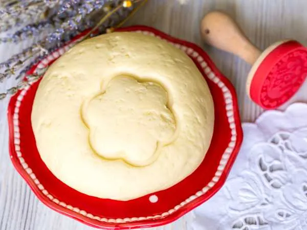 Фото блюда: Тесто на сметане без яиц (для пирогов)