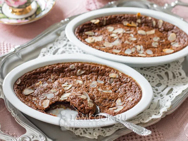 Фото блюда: Десерт из банана, какао и яйца (ПП)