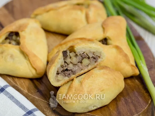 Фото готового блюда: Эчпочмак на бездрожжевом тесте