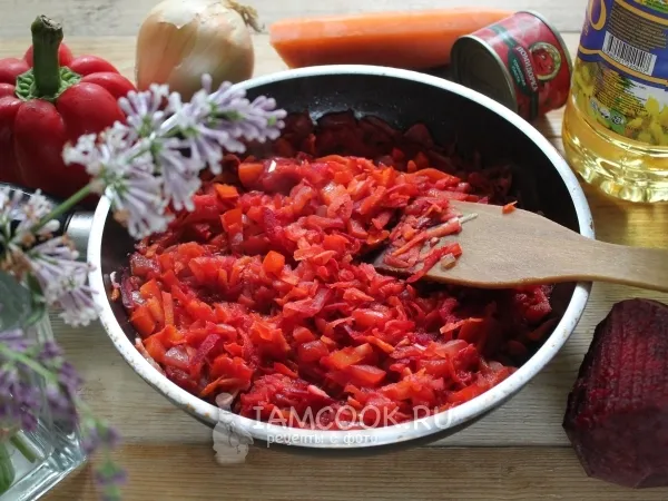 Фото готового блюда: Зажарка для борща