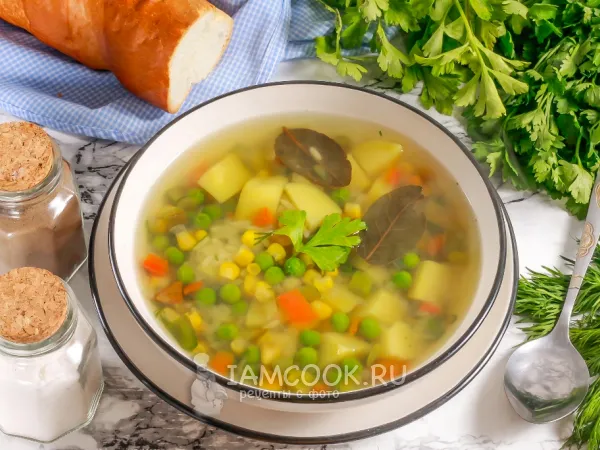 Фото блюда: Суп из гавайской смеси