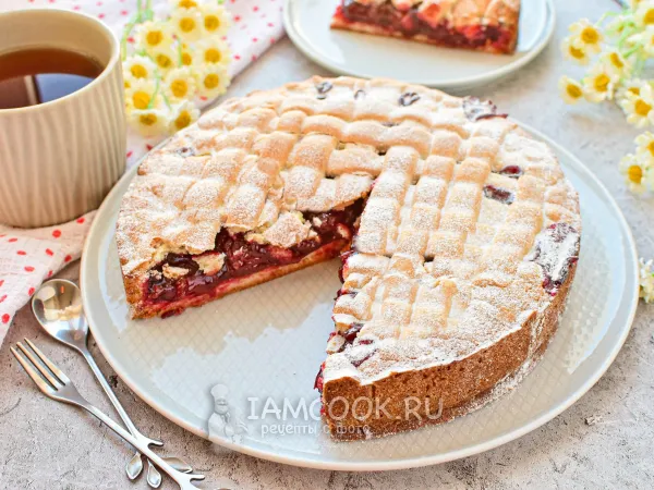 Фото блюда: Вишнёвый пирог «Твин Пикс»