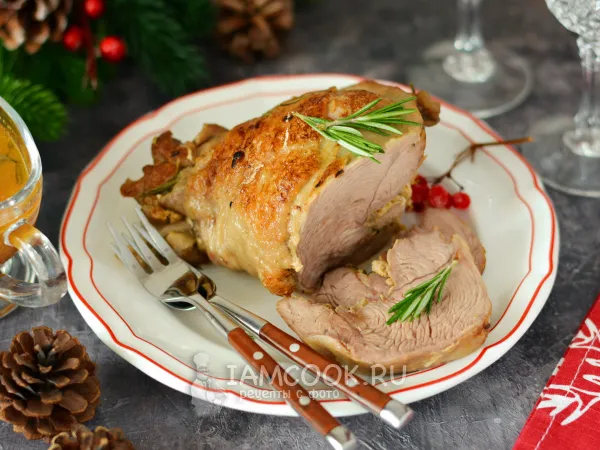 Фото блюда: Филе голени индейки на сковороде