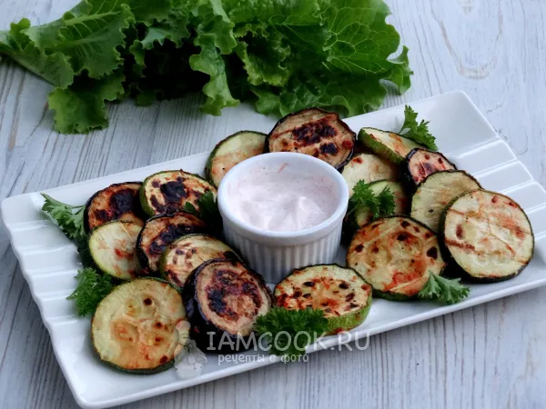 Фото блюда: Кабачки и баклажаны на мангале
