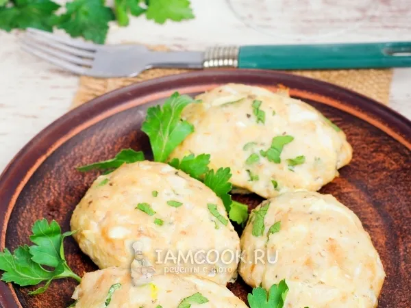 Фото готового блюда: Котлеты диетические рыбные