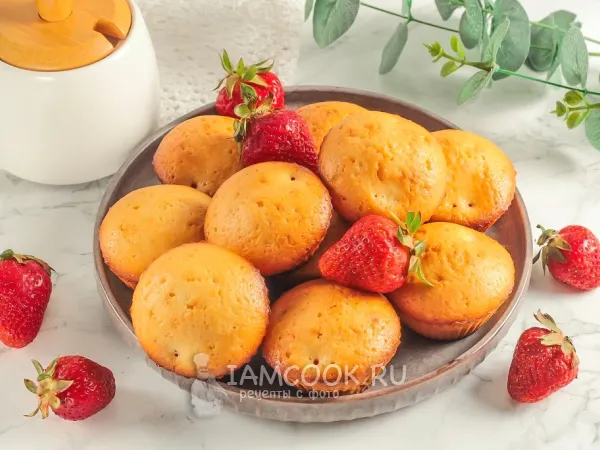 Фото блюда: Кексы на сливках