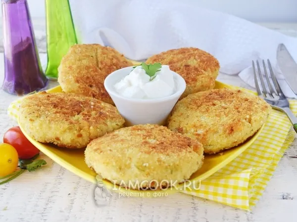 Фото готового блюда: Котлеты из зубатки