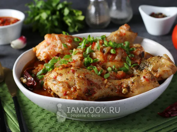 Фото готового блюда: Чашушули по-грузински из курицы