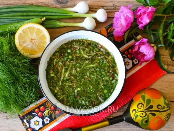 Фото блюда: Сыроедческая окрошка