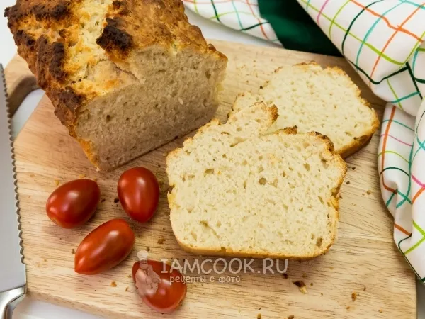 Фото готового блюда: Хлеб без дрожжей и без закваски
