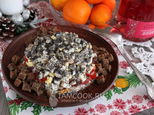 Фото блюда: Салат «Курица под кайфом»