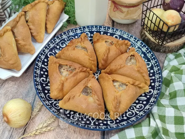 Фото готового блюда: Эчпочмак с курицей