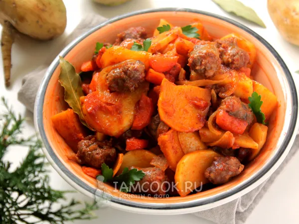 Фото блюда: Жаркое из репы