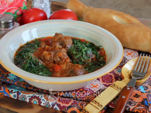 Фото блюда: Чашушули из баранины