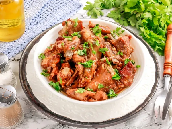 Фото готового блюда: Бараньи семечки в духовке