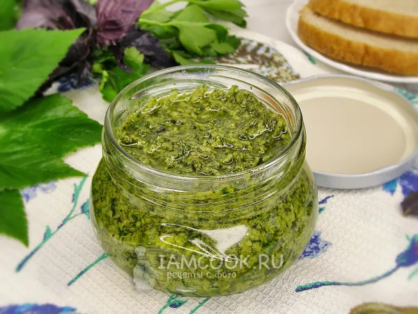 Фото блюда: Соус песто из сныти