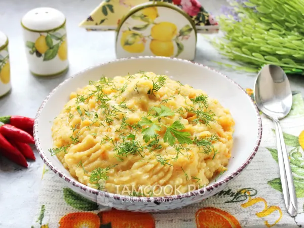 Фото блюда: Гороховая каша с курицей